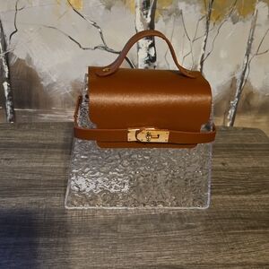 Elegant Brown and Clear Storage Box